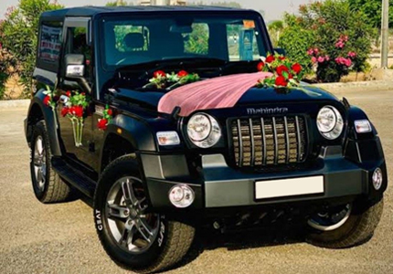 Mahindra Thar Wedding Car